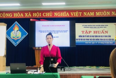 TẬP HUẤN CHUYÊN MÔN “ HƯỚNG DẪN TỔ CHỨC CÁC HOẠT ĐỘNG GDKNS CHO TRẺ MẪU GIÁO  TRONG THỰC HIỆN CTMN