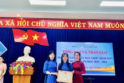 TỔNG KẾT HỘI THI GVDG MẦM NON, CẤP HUYỆN NĂM HỌC 2023-2024