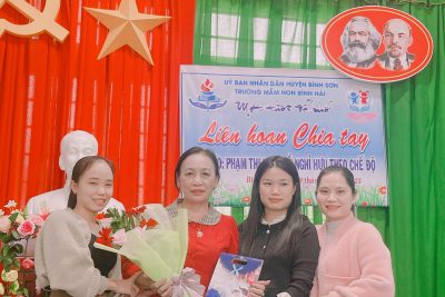 LIÊN HOAN CHIA TAY GIÁO VIÊN VỀ HƯU