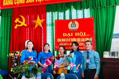 ĐẠI HỘI CÔNG ĐOÀN CƠ SỞ TRƯỜNG MẪU GIÁO BÌNH HẢI NHIỆM KỲ 2023-2028.